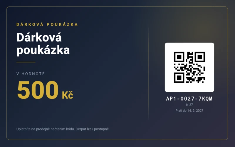 Dárkové poukázky