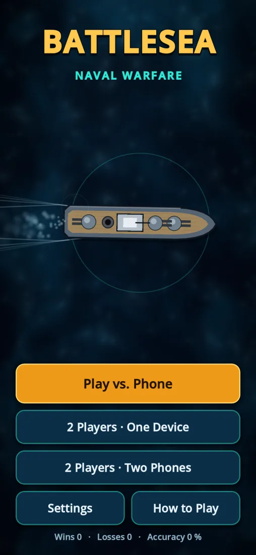Main menu